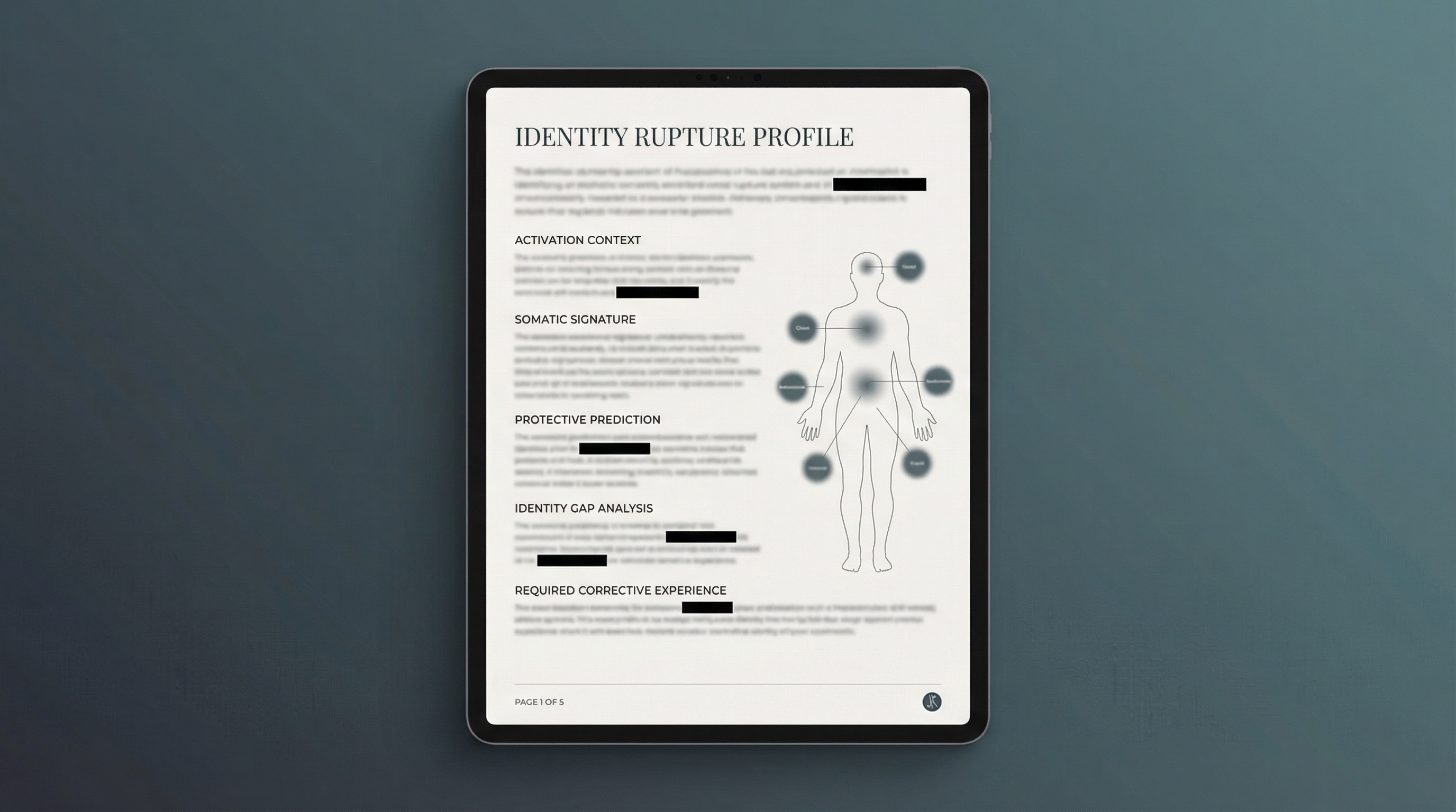 Identity Rupture Profile document preview